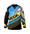 ALPINESTARS TEAM UCC MEGAVALANCHE JERSEY (CYAN/BLA