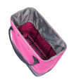 BOLSA DOM TBASKET CON CANASTILLA Y HOOKII (ROSA/GRIS)