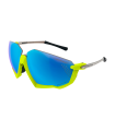 GAFAS SCICON AEROJET TITANIUM AMARILLO NEON (LENTES MULTIESPEJO AZUL)