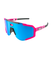 GAFAS SCICON AEROSCOPE ROSA FLUOR (LENTE MULTIESPEJO AZUL)